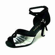 Velvet/ Leatherette Upper Dance Shoes Ballroom Latin Shoes for Women