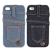 Jeans Cover Hard Case for iPhone 4 / 4S