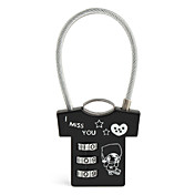 Cute T Shirt Shaped Mini 3 Digits Number Lock Padlock