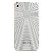 отпечатков пальцев ТПУ случае для iphone 4/4gs (белый)