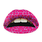5 piezas de labios de color rosa temporaty etiqueta tatuaje