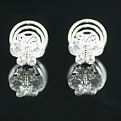 2 stuks prachtige strass bruids-pins bruiloft / feest hoofddeksels