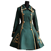 lang flanel Butterfly & graven broderi klassiske Lolita pels