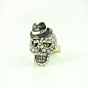Skull Ring – Rhinestones In Alloy