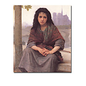 handgeschilderd olieverfschilderij van William Adolphe Bouguereau met gestrekte kader