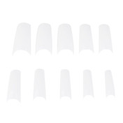 500 Stück pro weißen Hälfte auch falsche Acryl Nailart Tipps