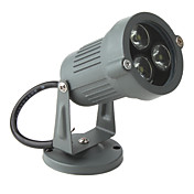 White 3-LED Lawn Lamp (3W,95-265V,6000-6300K)