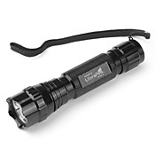 Ultra Fire WF - Waserdichte Taschenlampe 501B mit CREE T6 (1000 Lumen, Schwarz, 1x18650)