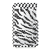 Protective Back Case with Crystals for iPhone 3G/3GS (Black and White)