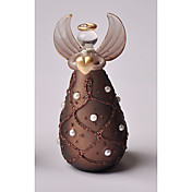 Crystal Brown Blessing Angel Keepsake