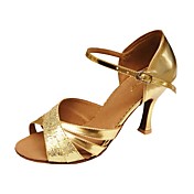 personnaliser les performances de danse chaussures similicuir / Paillette supérieure chaussures latines pour les femmes