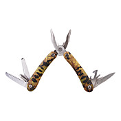 aço inox multi-funções bolso toolkit alicate dobrável