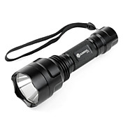 anowl af18 - Cree T6 ledet lommelykt (1000 lumen, svart)