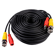 CCTV Cable, Video Power Cable, RG59 Coaxial Cable, Length: 20m
