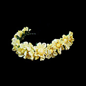 gul tusenfryd blomsterpike krans / headpiece