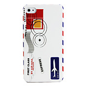 Protective Polycarbonate Case for iPhone 4 and 4S (Air Mail Pattern)