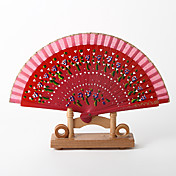 Spanish Style Red Fan (Set of 4)