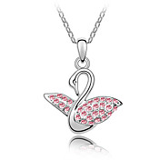 45-cm Swan Princess Austrian Crystal Necklace