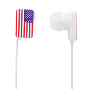 Fones Estéreos com Bandeira Americana