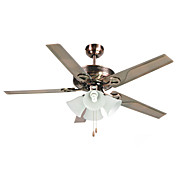 5 - Blade Two - Way Mode Ceiling Fan with 4 Lights in 3 Speed
