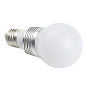 E27 3W RGB Light Remote Controlled LED Ball Bulb (85-265V)