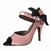 salle de bal en satin les femmes personnalisées femmes / chaussures de performance latines (plus de couleurs)