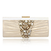 Velvet With Acrylic Jewels Evening Handbag/Clutch (More Colors)