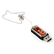 32 GB de pan de oro estilo de una unidad flash USB (rojo)