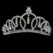 Glamour-Legierung mit Strass und Perlen Diadem Braut