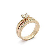 Diamond Piggdekk Gilt Ring (Golden)