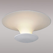 Artistic White Ceiling Light with 1 Light