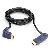 Rotazione a 360 ° v1.4 1080p HDMI cavo di collegamento mm (1,8 m)