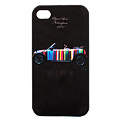 Protective Dull Polished Super Slim Car Patterned iPhone Case Cover (Pattern 6)