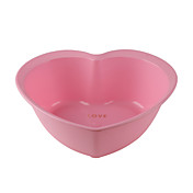 de alta calidad en forma de corazón lavabo (rosa)