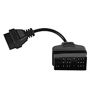 22 Pin Male to 16 Pin Female OBD II Diagnostic Adapter Cable for Toyota (10cm)