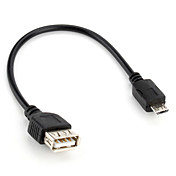 USB 2.0 A Female to Micro B Male Adapter Cable