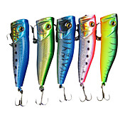 popper dur appâts 70mm 10g naufrage leurre de pêche (couleurs assorties)