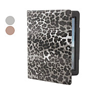 Leopard Skin Protective PU Leather Case Stand for the New iPad (Assorted Colors)