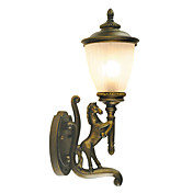 antieke geïnspireerde wandlamp met 1 licht