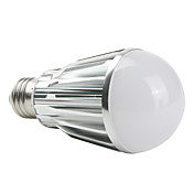 7*1W E27 630LM 5000K 7-LED White Light Bulb (85-265V)