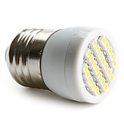 E27 1.5W 24x3528 SMD 50-60lm 2800-3200K varmvitt ljus LED-spotlight lampa (230V)