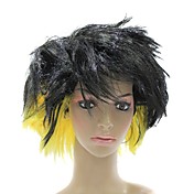 Capless Synthetic Mixed Color Party Wig