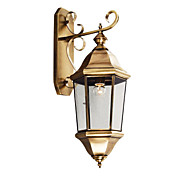 1 - licht gouden wandlamp in antieke stijl