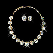 Spring Breeze Ladies' Jewelry Set Including Necklace and Earrings