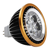 GU5.3 4W 360LM 6000-6500K Natural White Light Golden Edge LED Spot Bulb (12V)