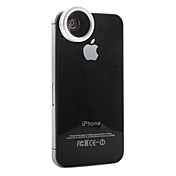 desmontable 0.5x gran angular de lente de ojo de pescados imán para iPhone, iPad y otros teléfonos celulares