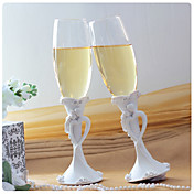 Bride and Groom Wedding Toasting Flutes