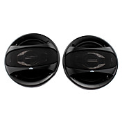 6 altoparlanti dell'automobile di pollice 400w con accessori di montaggio, nero (coppia)