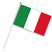 Nylon-Italien-Flagge (30 x 14 cm)