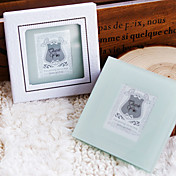 elegante foto onderzetters in reliëf geschenkdoos (2 delige set)